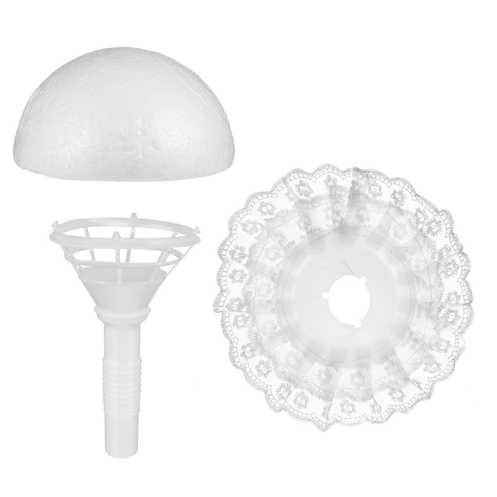 1 Conjunto de Base Hemisférica - Bouquet Holder Foam avaliação e preço