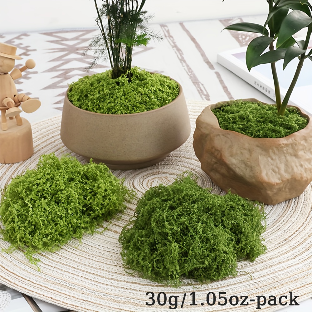1 pacote de musgo artificial f - Preserved Moss Sheet avaliação e preço