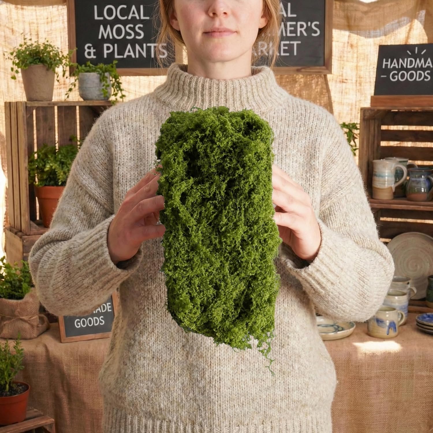 Tapete de Musgo Artificial Ver - Preserved Moss Sheet avaliação e preço