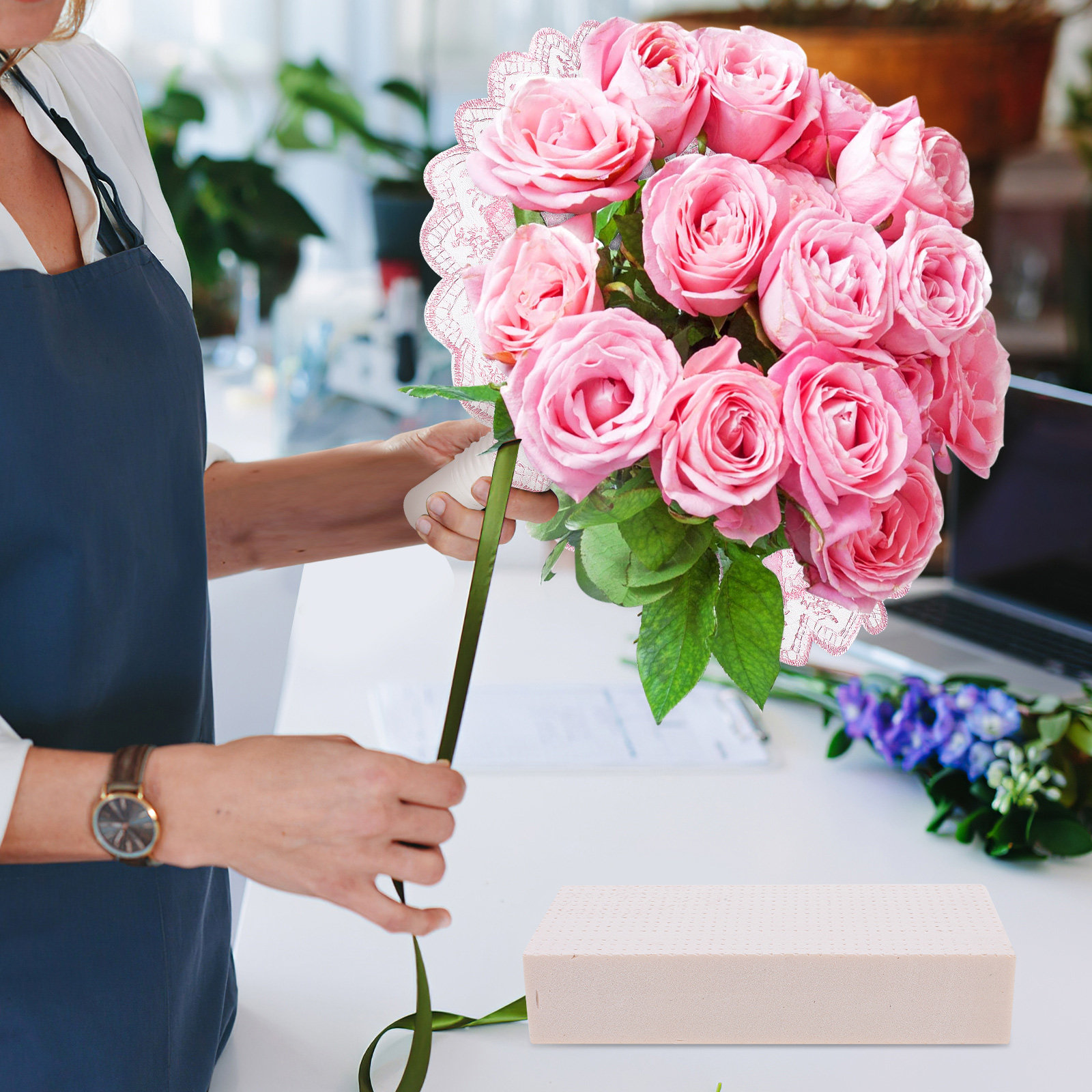 Bloco de Espuma para Arranjos  - Bouquet Holder Foam avaliação e preço